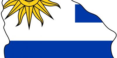 Mapa Uruguaiko bandera